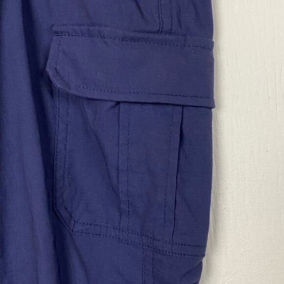 Duluth Trading Co. Navy Blue Nylon Stretch Cargo Pants Size 14 - Picture 4 of 10